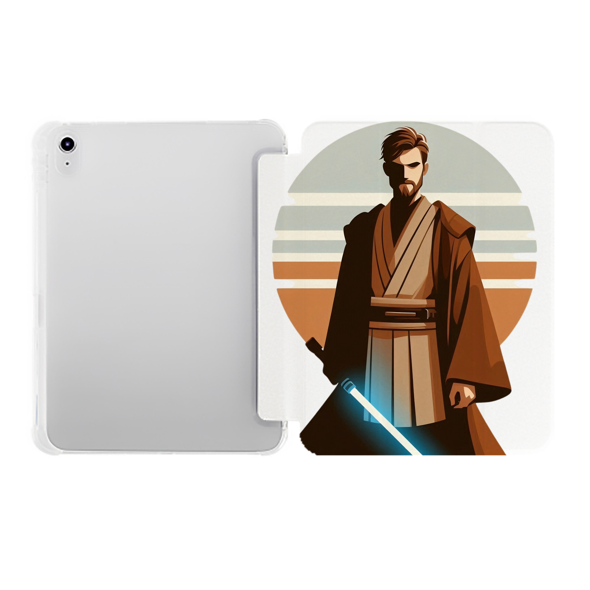 （画像用） スター・ウォーズ Star Wars IPad ケース ペン収納付き 三つ折りスタンド PUレザー×シリコン 対応機種9.5/10.5/10.9インチ